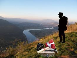 le douanier surveille la frontière