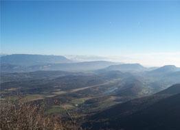 point de vue sur l'Ain